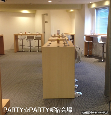 PARTY☆PARTY新宿会場のインテリア